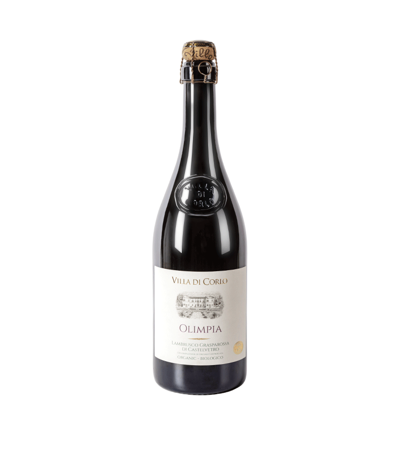 OLIMPIA Organic Lambrusco Grasparossa DOC   Villa di Corlo